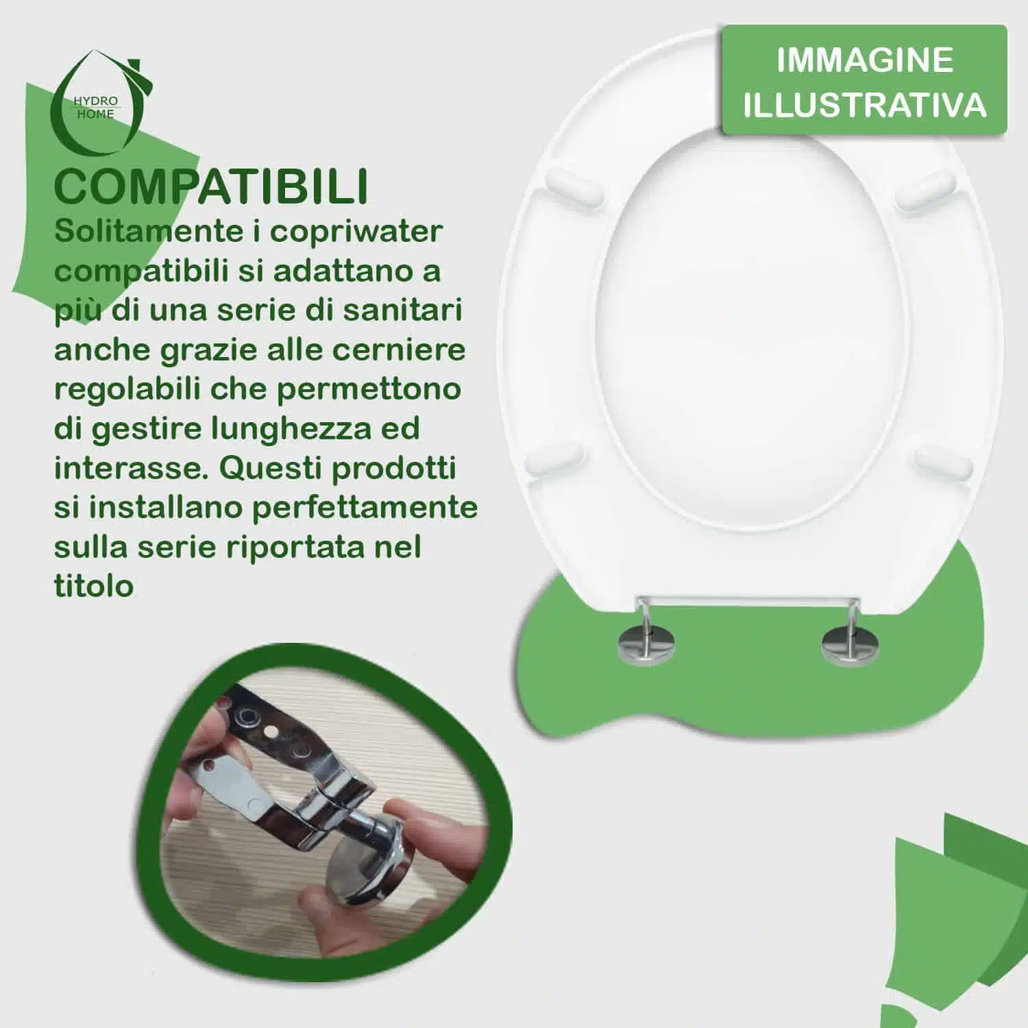 Copriwater Fenice Nuovo Cesame termoindurente bianco - immagine 6